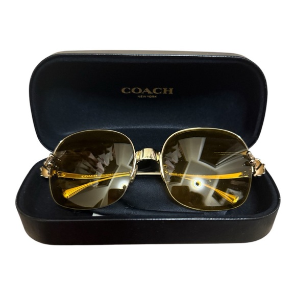 RARE Coach Tea Rose Sunglasses - Picture 6 of 6